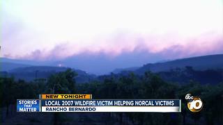 Local 2007 wildfire victim helping NorCal fire victims
