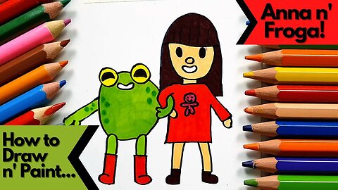 How Drawing Anna and Froga: your favorite characters in minutes How To Draw n Paint