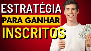 ✅Estratégia secreta para ganhar inscritos e autoridade | Canal Dark