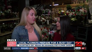 Florists Prepare for Valentines Day