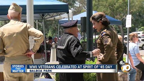 WWII Veterans celebrate at Spirit of '45 Day