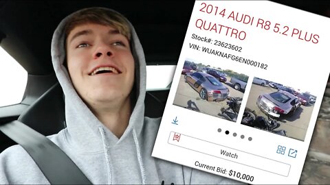 SHOULD I BUY MY WRECKED AUDI R8 BACK?! XD