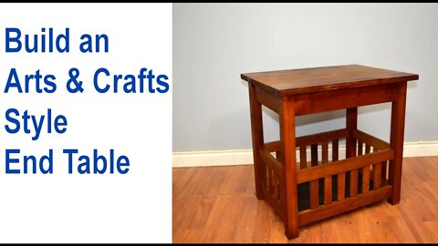 How to Build an End Table, Arts & Crafts Style