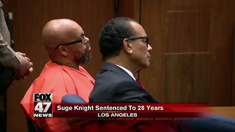 Suge Knight: Former rap mogul sentenced to 28 years in prison