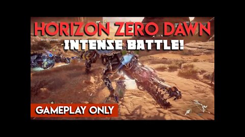 Horizon Zero Dawn - Intense Battle Gameplay