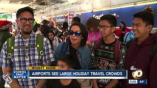 San Diego Family travels only on stand-by during holiday travel