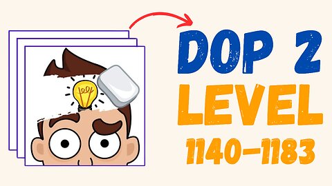 DOP 2:Delete One Part -New Update All Levels1140-1183-Android Gameplay Walkthrough #yt#viral
