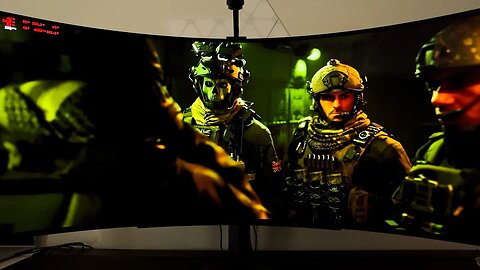 Call of Duty MW3 Campaign: Precious Cargo Mission on a LG 45GR95QE OLED UltraWide Gaming Monitor