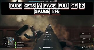 Dude gets a face full of 12 gauge — Battlefield 5