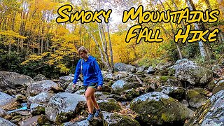 Mouse Creek Falls - Great Smoky Mountains Fall Foliage