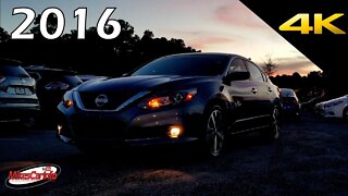 AT NIGHT: 2016 Nissan Altima Interior and Exterior in 4K