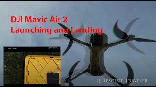 DJI Mavic Air 2 - Launching and Landing