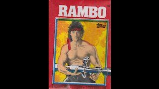 Rambo trading cards packs (1985, Topps) -- What's Inside