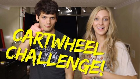 One-Handed Cartwheel Challenge! | #AskJordan