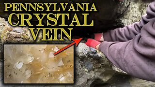 Pennsylvania Quartz Crystals - Amazing Points and Clusters in Abandoned Coal Mines - Easy to Find!