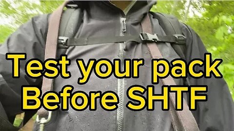 Train with your weighted backpacks before SHTF