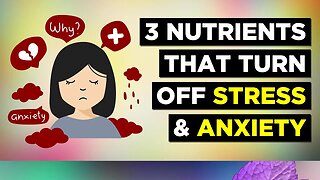 The BEST 3 Nutrients To Relieve Anxiety