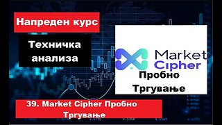 Крипто техничка анализа Напреден курс 39. Market cipher Пробно тргување