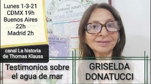 Testimonios sobre el uso del agua de mar // Griselda Donatucci