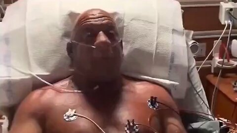 Mark Coleman Awakes In Hospital Bed After Carrying Mom & Dad Out Of Fire That Destroyed Their House