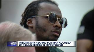 Preliminary hearing for man accused of killing retired UM professor