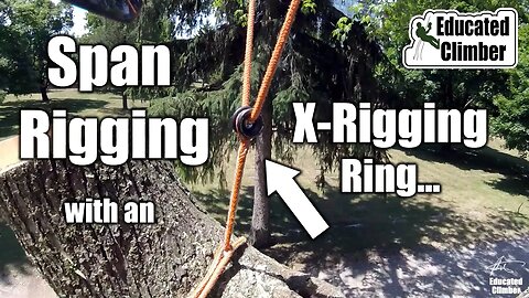 Span Rigging / Basket Rigging with an X-Rigging Ring