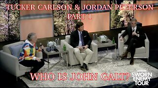 Tucker Carlson & JORDAN PETERSON PART 1. TWO GREAT MINDS THAT ARE ALIGNED. TY JGANON