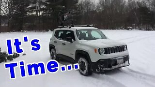 How-To Snow Tire Change Over on my Jeep Renegade for this Winter