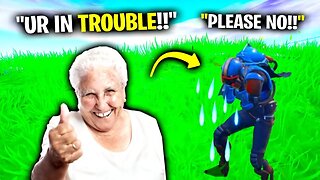 I Pretended To Be A Grandma In Fortnite