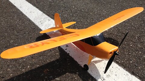 Hobbyzone Champ Trainer RC Plane on Windy Day with Bloopers