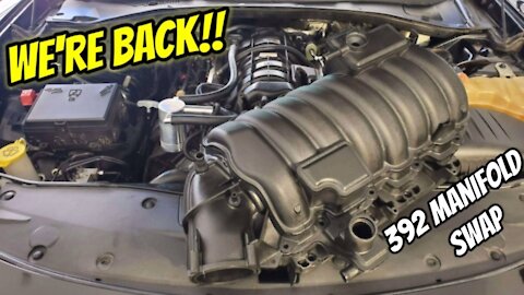 Installing a 392 Hemi Intake on an R/T Charger w/6.4 camshaft Pt .1
