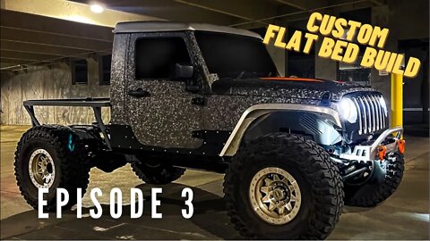 Solving the biggest PROBLEM with my Jeep! - Building a custom flat bed Episode 3