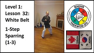 Baehr Taekwondo: 01-32: White Belt - 1-Step Sparring (1-3)