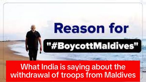 What India Is Saying About The Withdrawal Of Troops From Maldives।Boycott Maldives।NewS Post ST#news