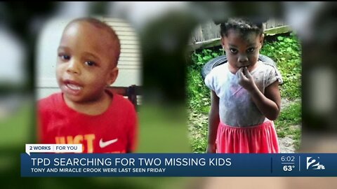 TPD, Searching for Two Missing Children