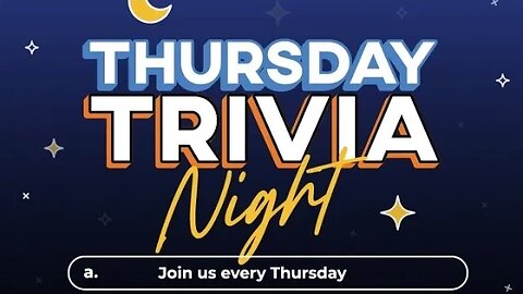 Triva night test your knowledge #gamenight #promote #grow