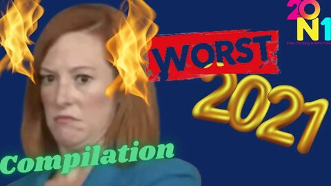 Jen Psaki Worst Moments of 2021 Compilation