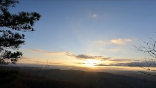 Beautiful Sunrise from the Blue Ridge Mountains 11/27/2020