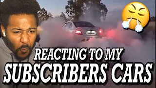 REACTING TO MY SUBSCRIBERS CARS! (BURNOUTS, SKIDS, 4X4, & MORE!)