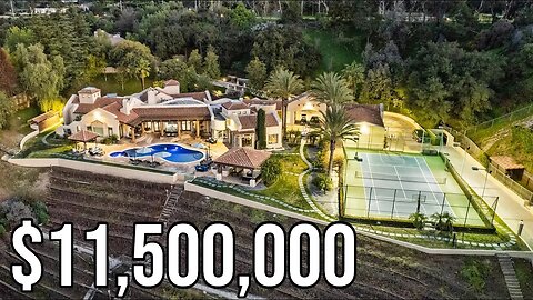 $11,500,000 Mulholland Drive Luxury Estate | Mansion Tour