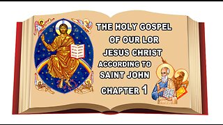 The Gospel of O. L. Jesus-Christ according to Saint John chapter 1,chanted, in Soureth Neo Aramaic