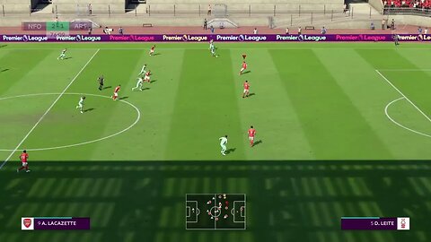 Nottingham Forest S:4 2021 - 2022 EPL Match 36 VS Arsenal (18-10-7)