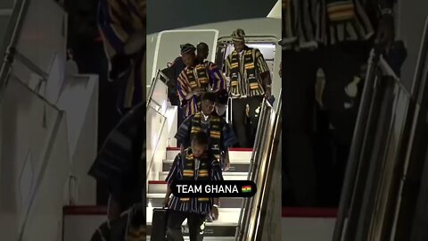 Ghana Blackstars arrive in style