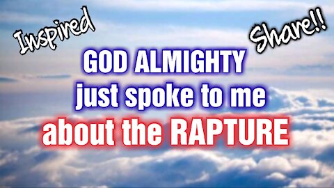 #Prophecy about the #Rapture #Inspired #message from #Jesus * #Share