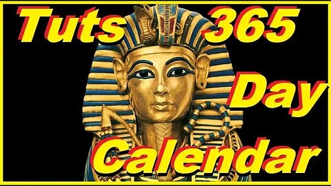 King Tuts 265 Day Calendar. Baba Bull, Teacher of the Scribes. Learn Ancient Egyptian. How2Read