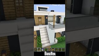 How to build a Modern House in Minecraft part7 #shorts #short #minecraft #tutorial #minecraftguide