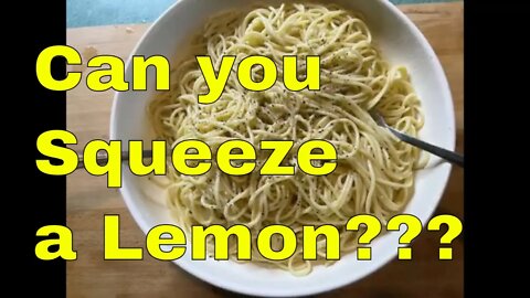 Lemon Garlic Spaghetti Pasta