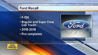 FORD RECALL: 2 million trucks recalled for seat belt issue that could cause fire