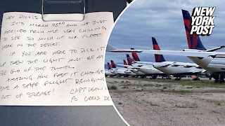 Delta pilot's 'time capsule' reveals 'chilling' start of the pandemic