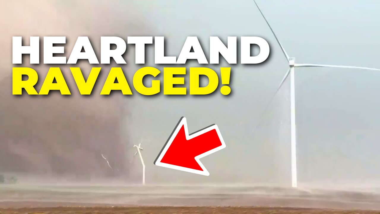 Tornado Terror in Iowa Wind Turbines Torn Apart as Storms Ravage the ...